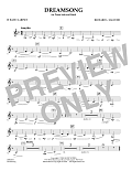 Dreamsong (Piano Feature With Band) - Bb Bass Clarinet