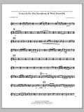 Concerto For Alto Saxophone And Wind Ensemble - Bb Trumpet 1