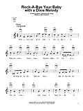 Rock-A-Bye Your Baby With A Dixie Melody