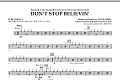 Don't Stop Believin' - Percussion 1