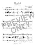 Minuet In G Major