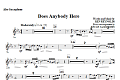 Does Anybody Here - Alto Sax