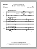 Psalm Of Rejoicing - Score