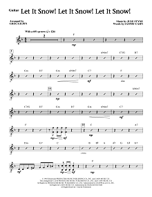 Let It Snow! Let It Snow! Let It Snow! - Guitar 