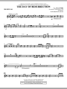 The Day Of Resurrection - Bb Trumpet 1,2 