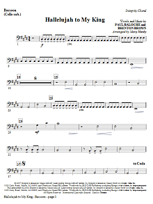 Hallelujah To My King - Bassoon (Cello Sub) 