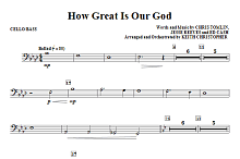 How Great Is Our God - Cello/Bass 