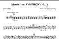 March from Symphony No. 2 - Percussion 1