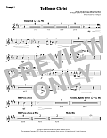 To Honor Christ - Bb Trumpet 1