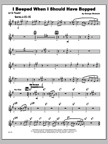 I Beeped When I Should Have Bopped - 1st Bb Trumpet 