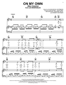 On My Own (from Les Miserables) 