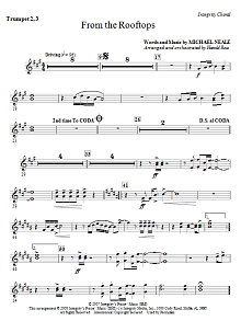From The Rooftops - Bb Trumpet 2,3 