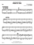 What'd I Say - Piano