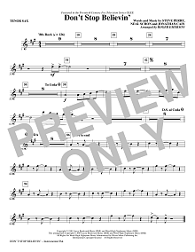 Don't Stop Believin' - Tenor Sax 