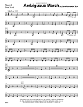 Ambiguous March - Percussion 6