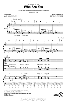 Who Are You (arr. Alan Billingsley) 