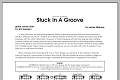 Stuck In A Groove - Guitar