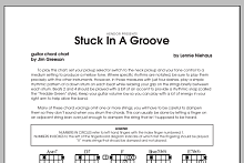 Stuck In A Groove - Guitar 