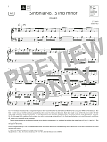 Sinfonia No.15 in B minor (Grade 7, list A1, from the ABRSM Piano Syllabus 2021 & 2022)