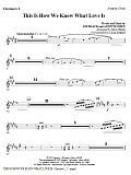 This Is How We Know What Love Is - Clarinet 1 & 2