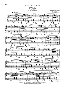 Waltz in A-flat Major, Op 64, No. 3 