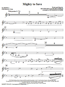 Mighty To Save - Clarinet 3 (Sub. Viola) 