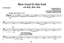 How Great Is Our God with Holy, Holy, Holy - String Bass 