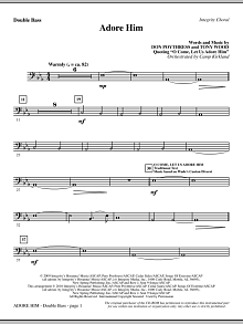 Adore Him - Double Bass 