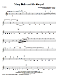 Mary Delivered The Gospel - Violin 2