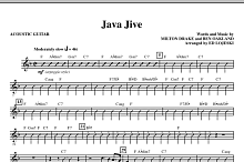 Java Jive (SATB Octavo Accompaniment Parts) - Acoustic Guitar 
