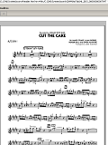 Cut The Cake - Alto Sax 1