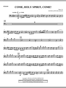Come, Holy Spirit, Come! - Cello 