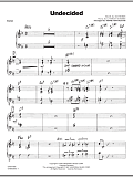 Undecided - Piano