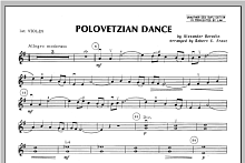 Polovetzian Dance - Violin 1 