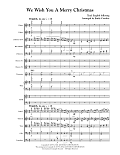 We Wish You a Merry Christmas - Full Score