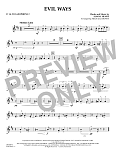 Evil Ways - Eb Alto Saxophone 2