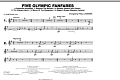 Five Olympic Fanfares - Eb Baritone Sax