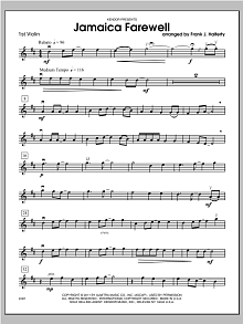 Jamaica Farewell - Violin 1 
