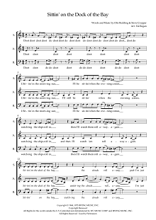 (Sittin' On) The Dock of the Bay (arr. Val Regan) 