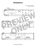 The Kookaburra Laughed (arr. Denes Agay)