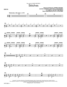 Stitches (arr. Jacob Narverud) - Drum Set 