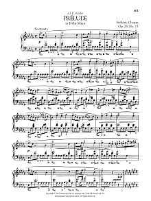 Prelude in D-flat Major, Op. 28, No. 15 