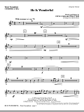 He Is Wonderful - Tenor Sax (Trombone 2 sub.)