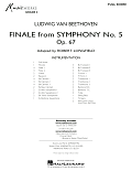 Finale from Symphony No. 5 (arr. Robert Longfield) - Conductor Score (Full Score)
