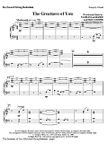The Greatness Of You - Keyboard String Reduction