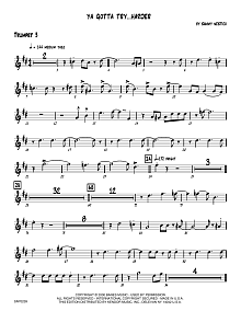 Ya Gotta Try...Harder - 3rd Bb Trumpet 
