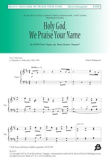 Holy God We Praise Your Name 