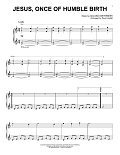 Jesus Once Of Humble Birth (arr. Paul Cardall)