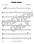 Turbo Rock - Eb Alto Saxophone