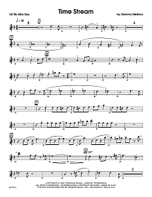 Time Stream - 1st Eb Alto Saxophone 